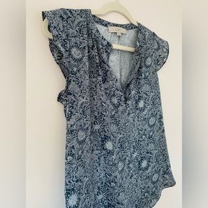 LOFT Mixed Media Top